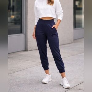 Lululemon Align Cropped Jogger Navy High Rise Buttery Soft Yoga Lounge